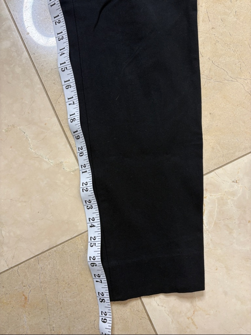 ⭐️ Banana Republic Black Sloan Pants - Slim Straight- size 10 - Picture 4 of 8
